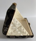 Vintage Coats   Clark s Travel Sewing Hard Hinged Case Fabric Covered Victorian
