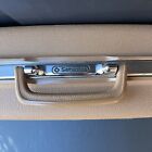 Vtg Samsonite Concord Tan Hard Case Luggage Suitcase Case 2 Keys 21x16x7  nos