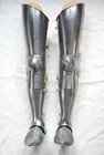 Medieval Steel Warrior Gothic Leg Armor Full Set Knight Greaves 18 Ga Steel Leg 