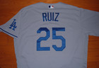 Los Angeles Dodgers Keibert Ruiz Game Issued Un Worn Rookie  20 Jersey Nationals