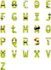 Alphabet Abc Peel   Stick Wall Art Sticker Decals Baby Kids Nursery Room Decor