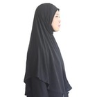 Modest Beauty Plain Hijab For Women Muslim Headscarf Islamic Scarf Easy To We   