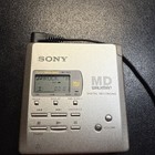 Sony Mz-r55 Silver Portable Minidisc Recorder Player Tested  Good Condition