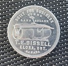 Token  Vintage  1920 s  Canada  T e  Bissell Co  Elora  Ont  Farm Equip   rare 