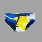 Speedo Men Sapphire Blue Gold Team Endurance  Swim Brief Swimwear Size 36