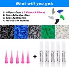 100pcs Cat Nail Caps  Black Pet Cat Soft Claws Nail Covers For Cat Cla