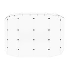 Pennzoni Drum Shield 6ft Acrylic Panels W  Deflector   Bright Chrome Hinges