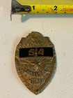 Vtg Obsolete Badge Grave Marker  Policia