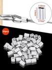 1 16 Wire Rope Fastener1 16  Wire Rope Cable Clamp Double Hole 20pcswire Rope Th