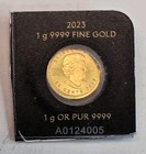 2023 Canada 1 Gram  9999 24k Gold Maple - Opened