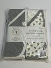 Burts Bees Baby 100  Organic Cotton Hooded Bath Towels 2 Pack   3 Pc Washcloths