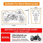 Waterproof Motorcycle Cover 4xl Outdoor Rain Dust Sun Uv Bike Scooter Protector