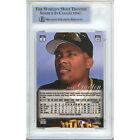 Jose Guillen Auto 1997 Flair Showcase  120 Rc Pirates Signed Card Beckett Slab