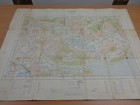 Ww1 Era British Map Of  salonika   macedonian Front  Named To Rear  sturgess 