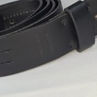 Levi Strauss Signature Men s Black Genuine Leather Belt Silver Buckle 50-in