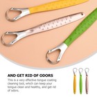 3 Pcs Tongue Scraper Travel Baby Cleaning Brush Retaining Device