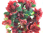 Vintage Hand Made French Glass Beaded Flower Bouquet Arrangment 27 Pieces