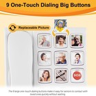 Big Button Corded Landline Phone Seniors 9 One Touch Dialing Loud Ringer Memory