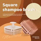 Silicone Shampoo Brush Head Scalp Massage Comb For Hair Washing Body Shower