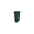 Rubbermaid Commercial Slim Jim Recycling Container W venting Channels Plastic