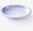 Martha Stewart 3pc Oxford Blue Porcelain Beaded   Vintage