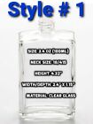 100 Ml Refillable Empty Clear Glass Perfume Atomizer Spray Bottle Lot  