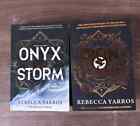Onyx Storm new    Iron Flame new  By Rebecca Yarros Paperback 2 Books Set   