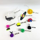 Vintage 1980s Weepuls Fluffy Pom-poms Stick Feet Googly Eyes Spike Surf Lot Of 9