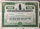 1958 Gray Manufacturing Stock Certificate 100 Shares Antique Telephone Vignette