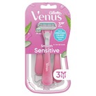 Gillette Venus Sensitive Women Disposable Razors Single Package 3 Count