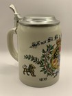 Vintage German Lidded Beer Stein Gerz Germany