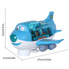 1pcs Kids Electric Airplane Toy With Lights  Music   360   Rotation - New