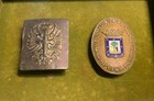 Vintage Obsolete Defunct Madrid Spain Police Badge   Buckle   Franco Era