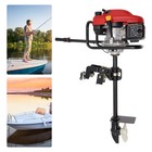 4 Stroke 170cc Outboard Motor Fishing Boat Engine Air Cooling Heavy Duty 3600r m