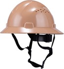 Land Helmets Shieldpro Full Brim Safety Helmet - Type I Class C   E Hard Hat