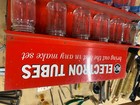 Rca Electron Tube Store Display Rack Sign Advertising 50 s Vtg Radio Tv Metal 