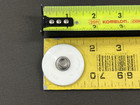 Ykk Snad   Snap Stud   Push   Revolving Fastener Upper 40mm White Flexible