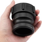 2  Ibc Tote Adapter     Coarse Thread X Male Camlock Fitting With Gasket Seal