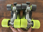 Riedell Dart Ombr   Quad Neon Green-black Roller Speed Skates Size 6