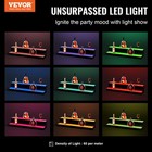 Vevor Led Lighted Liquor Bottle Display Bar Shelf Rf   App Control 30  2-step