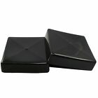 4x4 Square Wood Vinyl End Cap Cover Post Tube Flexible Rubber Plastic 1 Cap