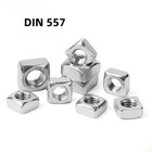Stainless Steel A2 - Din 557 M3 M4 M5 M6 M8 M10 M12 Square Nuts Thick Type