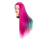 26 -28  Long Hair Mannequin Synthetic Fiber Hairdresser Practice Styling Trai   