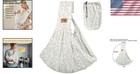 Soft Cotton Newborn Baby Sling With Adjustable Straps   Multiple Carry Positions