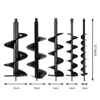 4  6  8  10  12  Earth Auger Drill Bits For Gas Powered Post Fence Hole Digger