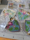 35 New In Bags Rotary International Pins   Tie Clips Hearts  100 Years  Angels