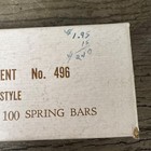 Vintage Bestfit No  496 Midget Benrus Style Spring Bar Assortment 100pc Steel