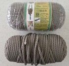 2 Bonnie Macrame Braid Craft Cord 6mm 100 Yds Ea Smoke Gray Crochet Rug Weaving