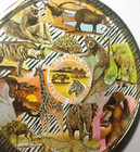 Vintage San Diego Zoo Gift Shop Tin Metal Drink Food Table Tray Plater Souvenir