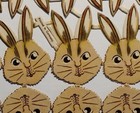 C1930s German Scrap Sheet Of 28 Easter Rabbits Die Cut Chromo  L b